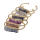 Mode Naturel Coloré Drusy Cristal Cluster Charms Bracelets Plaqué Or Cuivre Bracelet Plaine pour femmes Filles Bijoux